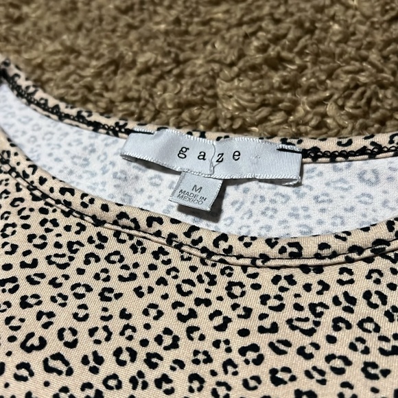 Gaze Cheetah Print Top - Picture 2 of 2